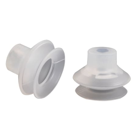 Fipa Bellows vacuum cup diam. 33 mm, Silicone transparent 23.033.241.2